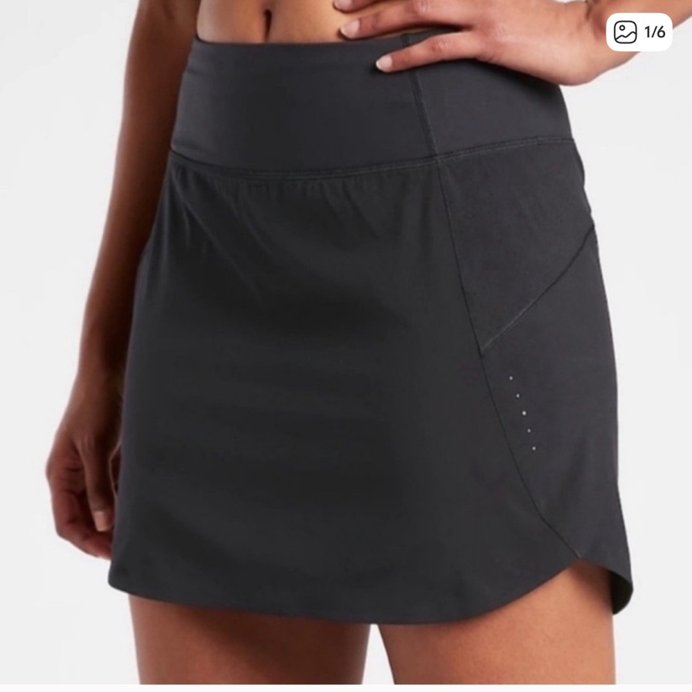 Athleta Black Athletic Skort